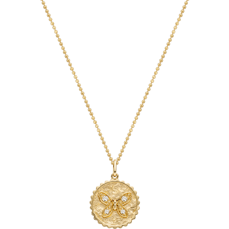 18k online coin necklace