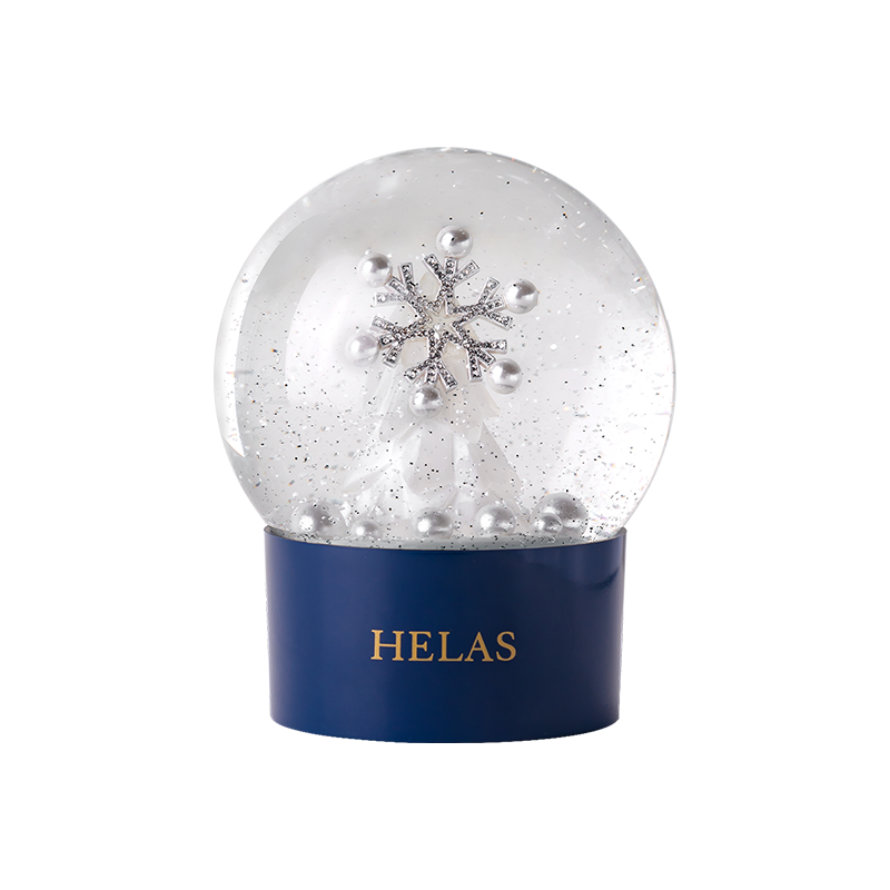 Pearl Snowflake Crystal Ball