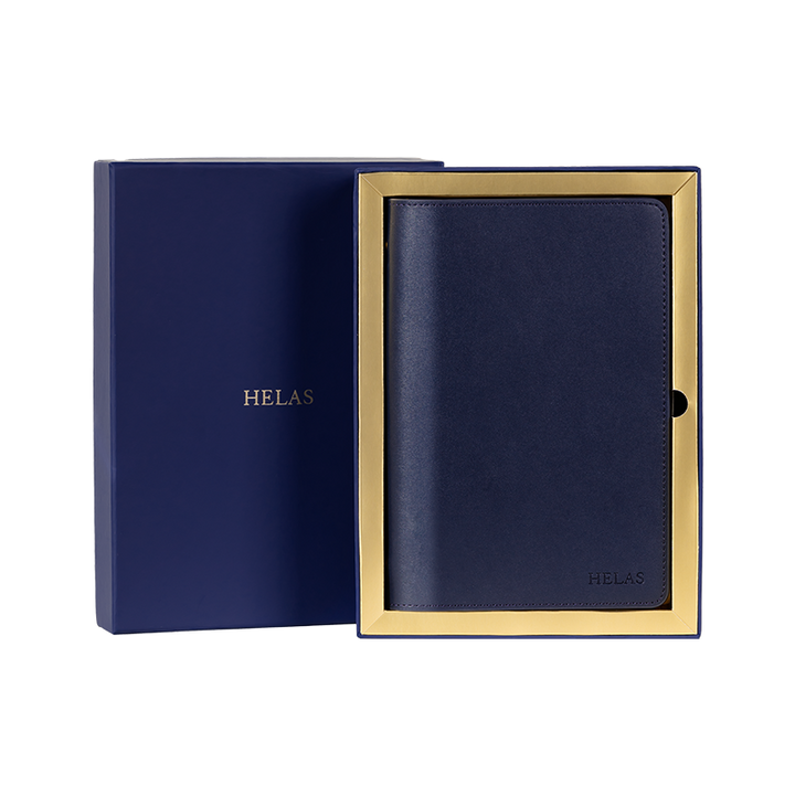 Leather Navy Cover Notebook