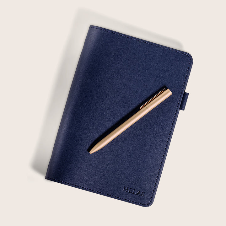 Leather Navy Cover Notebook