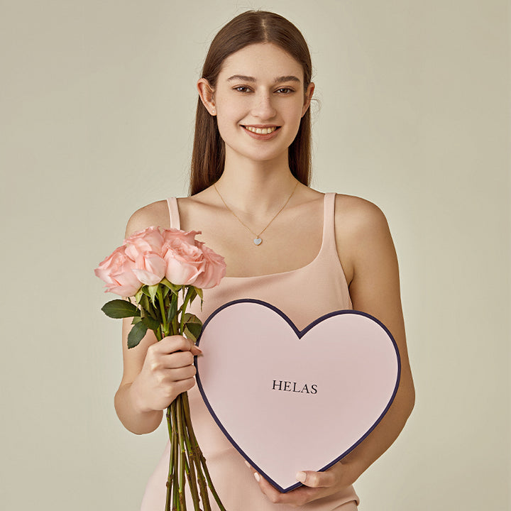 Gift-giving Ceremony Features A Limited Edition Pink Heart-shaped Gift Box