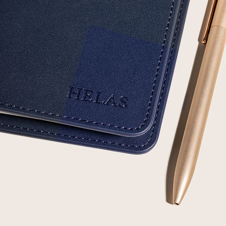 Leather Navy Cover Notebook