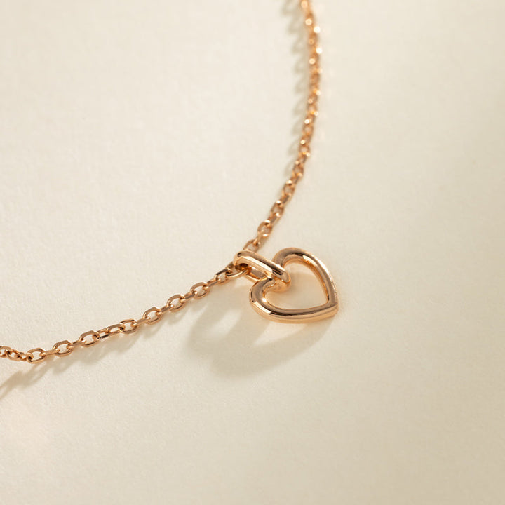 Akoya Pearl 18K Gold Red Heart Bracelet