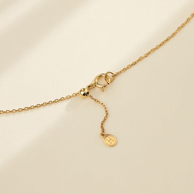 Akoya Pearl 18K Gold Teardrop Pendant Necklace