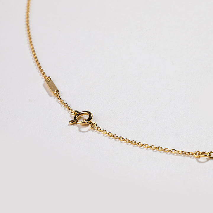 Tahitian 18K Simple Elegant Pendant Necklace