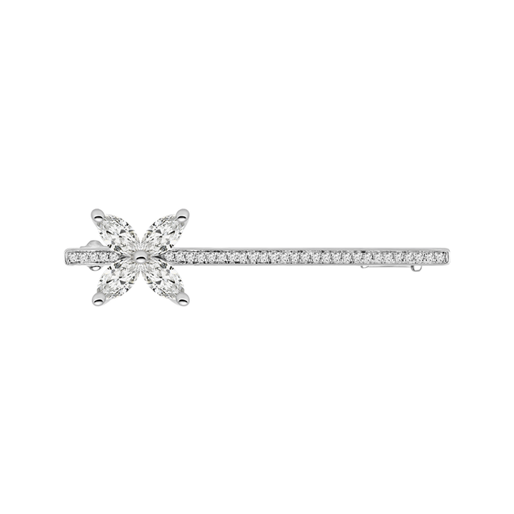 Marquise Diamond Hair Accessories Brooch