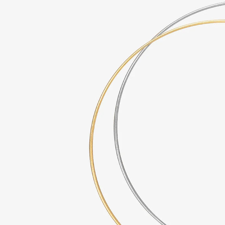 FINE LINE COLLECTION 18k Gold Reversible Clavicle Necklace FINE LINE COLLECTION 18k Gold Reversible Clavicle Necklace FINE LINE COLLECTION