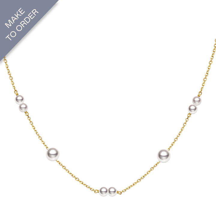 Akoya Pearl 18K Gold Necklace