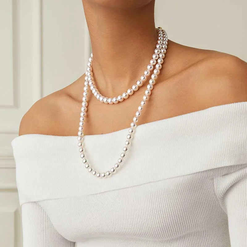 IMPERFECTION COLLECTION Akoya Baroque Pearl 18K White Gold Necklace IMPERFECTION COLLECTION Akoya Baroque Pearl 18K White Gold Necklace IMPERFECTION COLLECTION