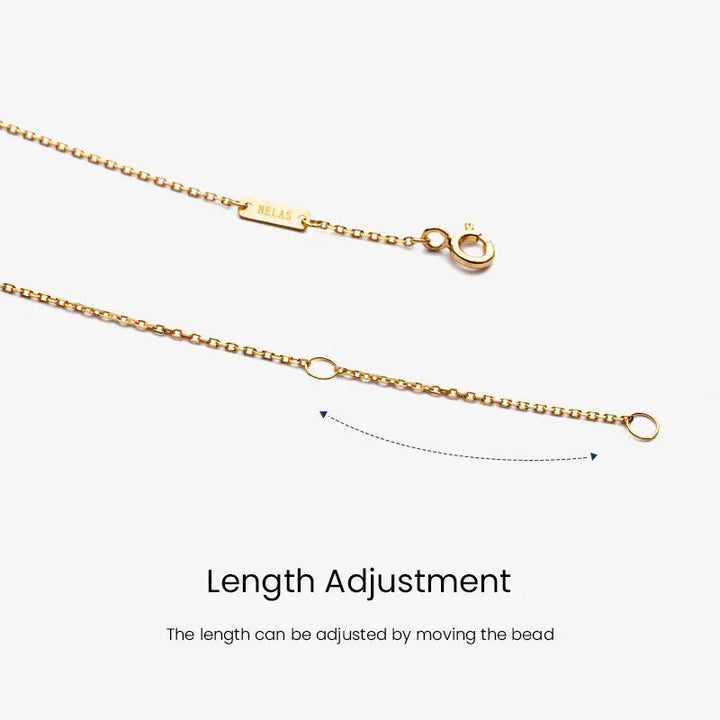 MOMENT COLLECTION South Sea Golden Pearl 18K Gold Elegant Design Necklace - HELAS Jewelry