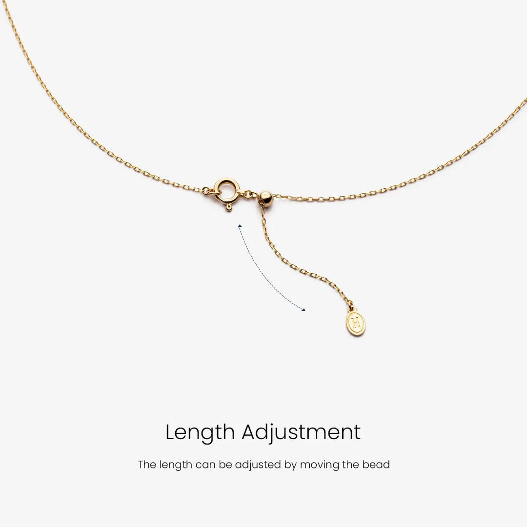 MELODY COLLECTION Akoya Saltwater Pearl 18k Yellow Gold Asymmetric Balance Beam Diamond Necklace - HELAS Jewelry