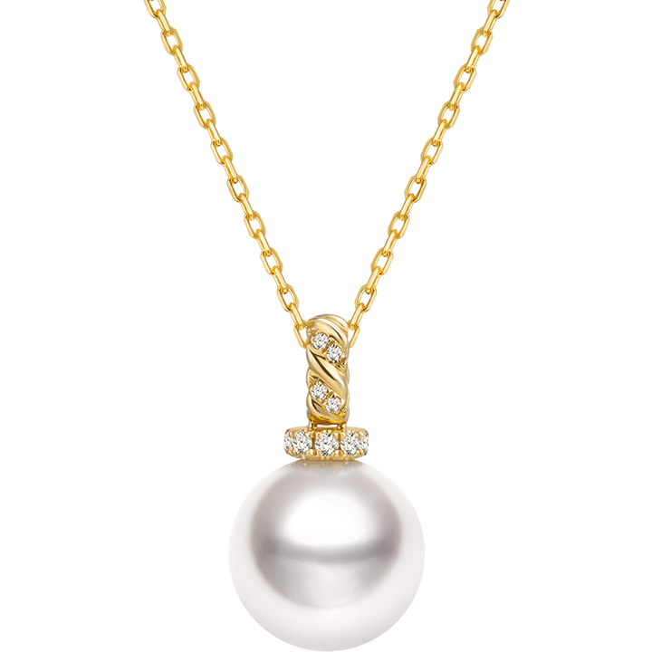 South Sea Pearl Necklace 18K Yellow Gold Pendant