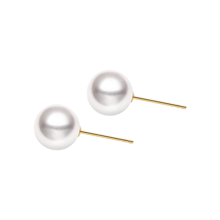 South Sea Pearl 18K Gold Simple Stud Earrings