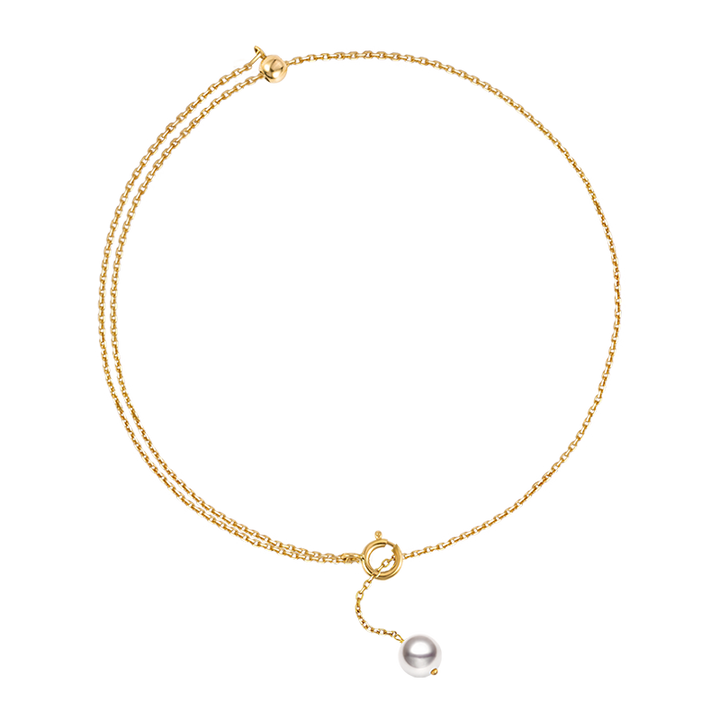 Akoya Pearl 18K Gold Single Bead Bracelet