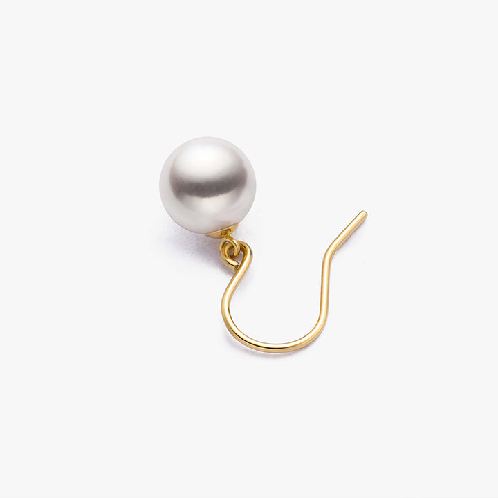 Akoya Pearl 18K Gold Classic Hook Earrings