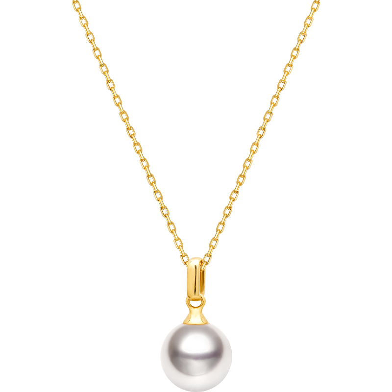 Akoya Pearl 18K Yellow Gold Necklace