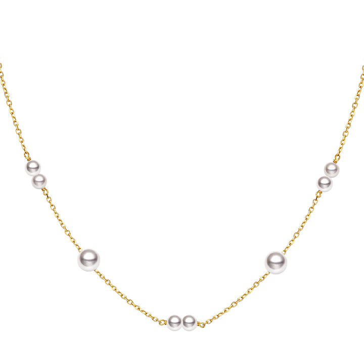 Akoya Pearl 18K Gold Necklace