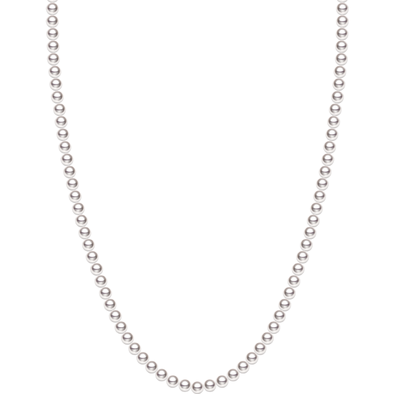 Akoya Baroque Pearl 18K White Gold Necklace