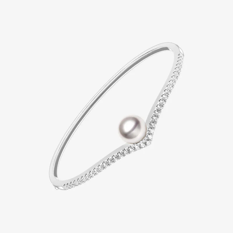 REFLECT COLLECTION Akoya Pearl 18K White Gold Diamonds Bracelet REFLECT COLLECTION Akoya Pearl 18K White Gold Diamonds Bracelet REFLECT COLLECTION