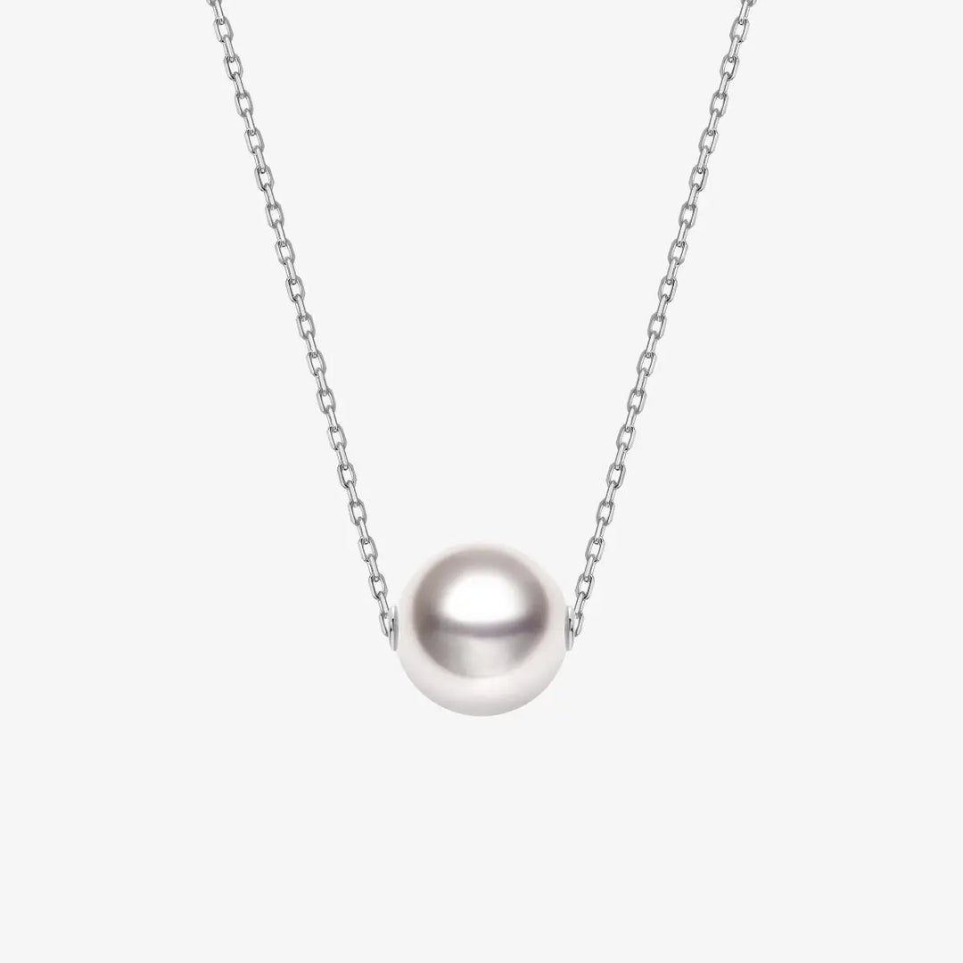 BASIC COLLECTION Akoya 18K Gold Pearl Necklace - HELAS Jewelry