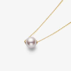 BASIC COLLECTION Akoya 18K Gold Pearl Necklace