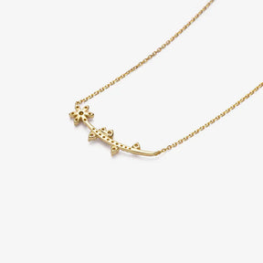MONET GARDEN COLLECTION 18K Gold Twig Diamond Necklace