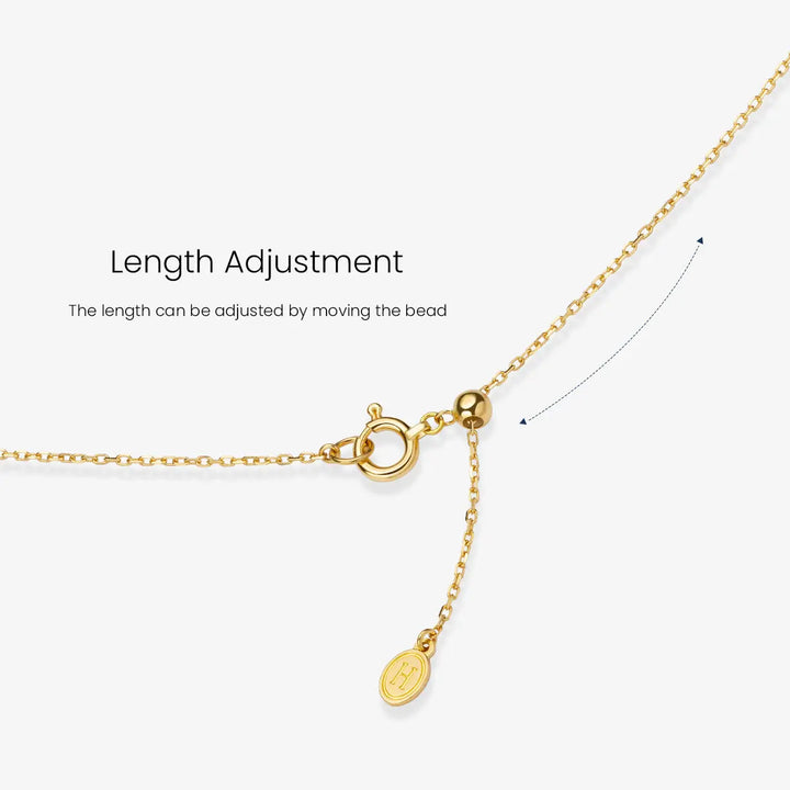 PERCENT COLLECTION Akoya Saltwater Pearl 18K Yellow Gold Diamond Circle Necklace - HELAS Jewelry