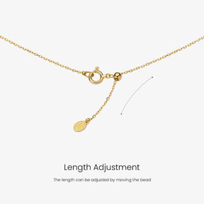 STAR TRAILS COLLECTION Akoya Pearl 18K Gold Planet Necklace