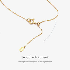 VINE COLLECTION Akoya Pearl 18K Yellow Gold Diamond Streamlining Necklace